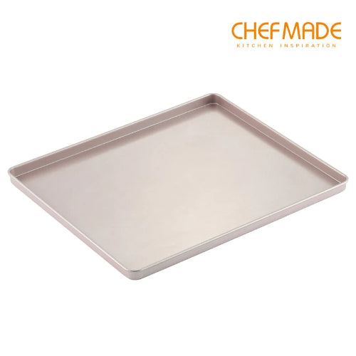 Chefmade Non-Stick Nougat Mould Tray L30.8Xw25.7Xh1.5Cm, Thickness 0.8Mm, Champagne Gold, Chefmade