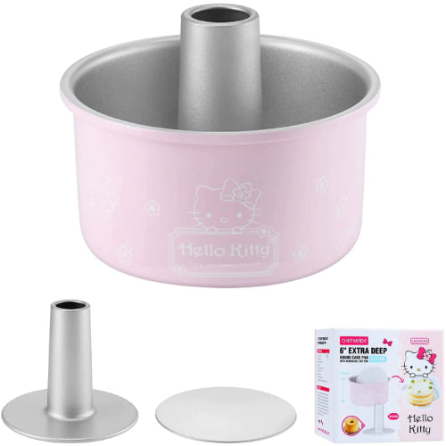 Chefmade Round Deep Cake Pan With Removable Bottom Hello Kitty