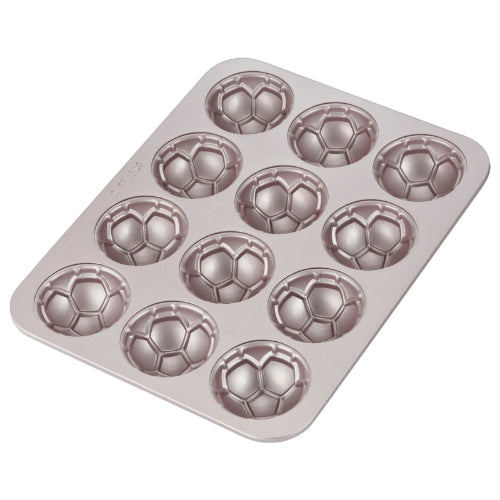 Chefmade Non-Stick 12Cup Soccer Cake Pan