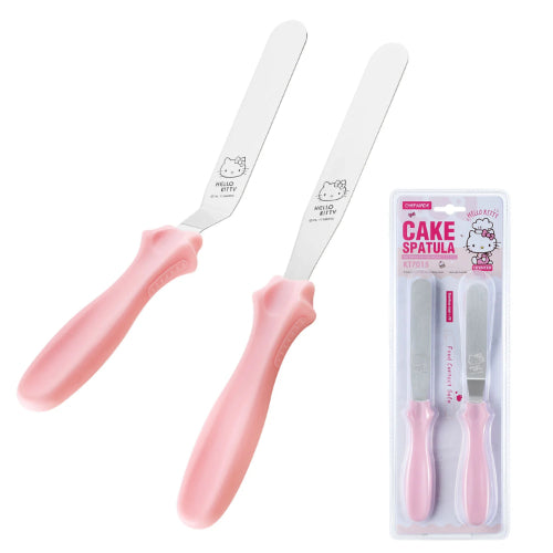 Chefmade S/S With Plastic Handle Cake Spatula 2Pcs/Set, Hello Kitty