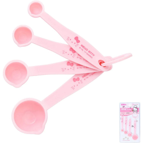 Chefmade Pp Measuring Spoon 4Pcs/Set Hello Kitty