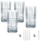 Nachtmann Lead Free Cyrstal Longdrink Set Consist Of  4Xlongdrink