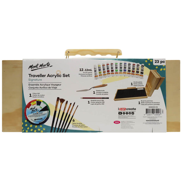 Mont Marte Traveller Acrylic Set 23pc