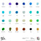 Mont Marte Crafters Colour Paint Set 48pc x 60ml