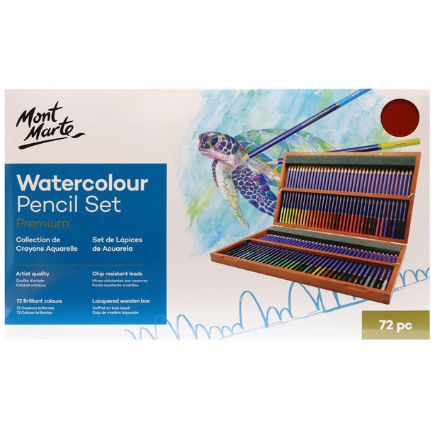 Mont Marte Premium Colour Pencils Box Set 72pc