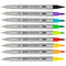 Mont Marte Dual Tip Brush/Fineliners 48pc Tri Grip