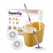 Taiwan No.1 Supamop Sh-350 Yellow Manual Press Dehydrate System Cleaning Mop Spin Mop Set