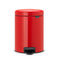 Brabantia NewIcon Soft Closing Pedal Bin XS, Plastic Inner Bucket, 5 L