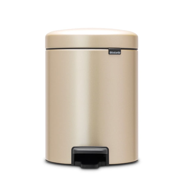 Brabantia NewIcon Soft Closing Pedal Bin XS, Plastic Inner Bucket, 5 L