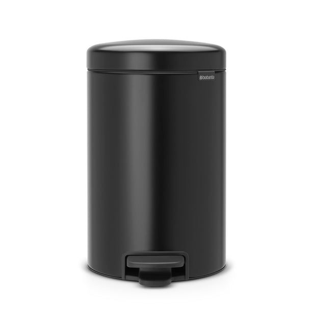 Brabantia NewIcon Soft Closing Pedal Bin S, Plastic Inner Bucket, 12 L