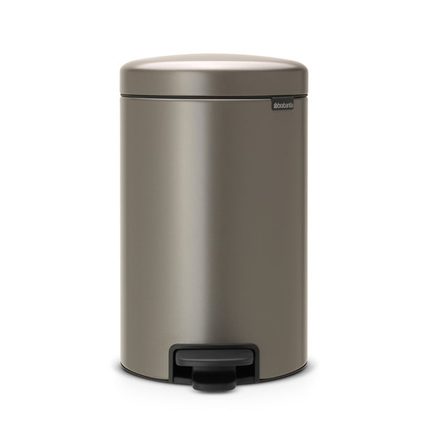 Brabantia NewIcon Soft Closing Pedal Bin S, Plastic Inner Bucket, 12 L