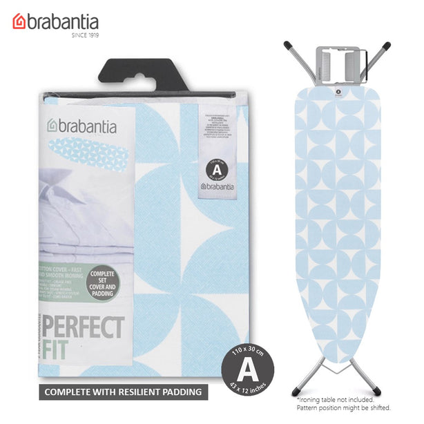 Brabantia PerfectFit Ironing Board Replacement Cover Complete Set, A, 110 x 30 cm