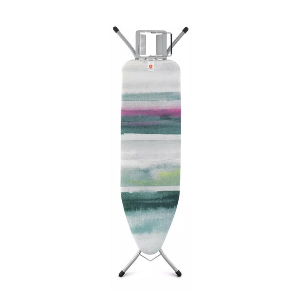 Brabantia PerfectFit Ironing Board, Steam Iron Rest, B, 124 x 38 cm