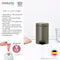 Brabantia NewIcon Soft Closing Pedal Bin XXS, Plastic Inner Bucket, 3 L