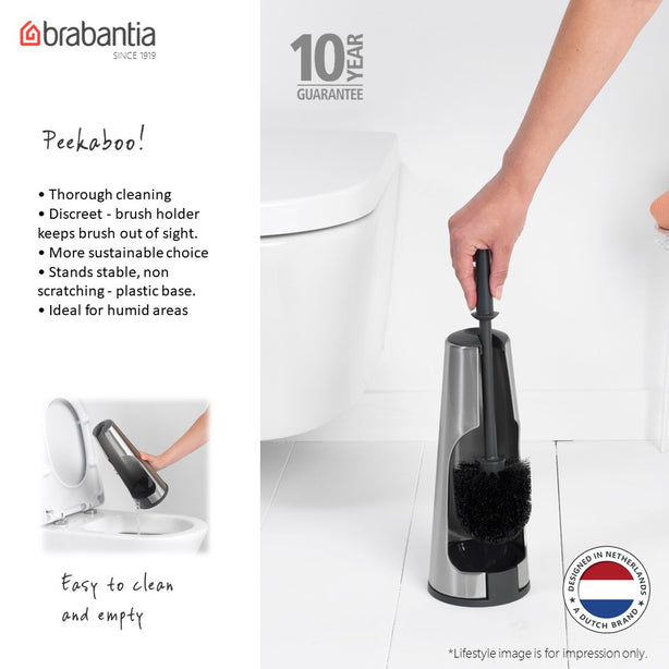 Brabantia ReNew Toilet Brush and Holder