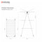 Brabantia Clothes Drying Rack, Stainless-steel, 23 m Capacity