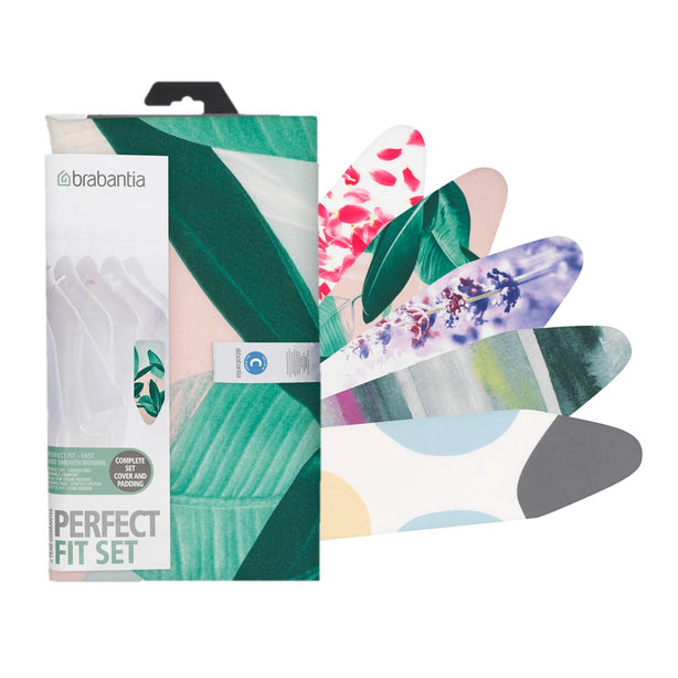 Brabantia PerfectFit Ironing Board Replacement Cover Top Layer, C, 124 x 45 cm, 1 pc - Random Design