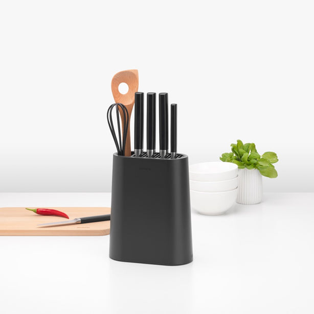 Brabantia Profile Knife Block with Utensil Holder