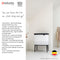 Brabantia Bo Laundry Bin, 60 L, Plastic Lid