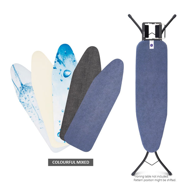 Brabantia PerfectFit Ironing Board Replacement Cover Top Layer, S, 95 x 30 cm, 1 pc - Random Design