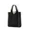 Rockstud Calf Leather Tote Bag - Nero