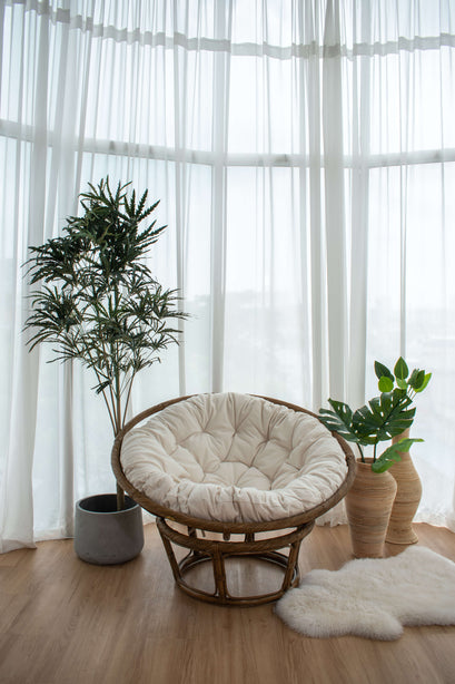 Papasan With Twister Frame and Cushion