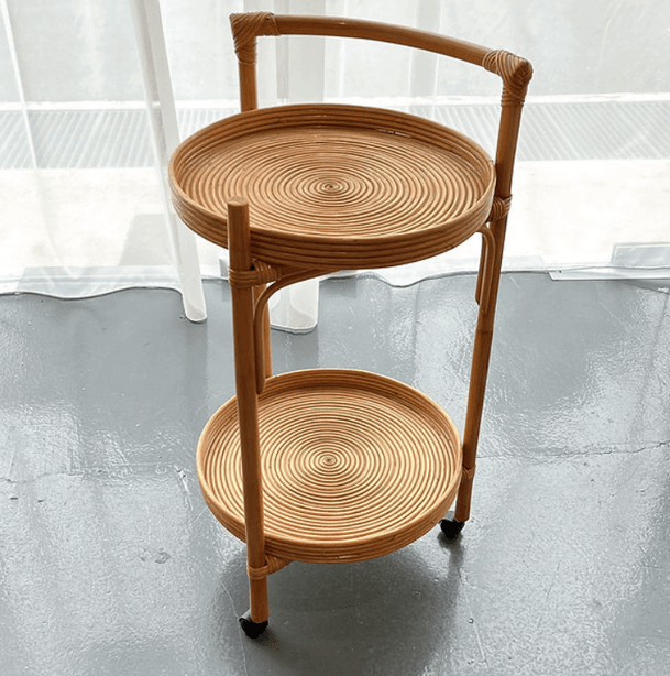 Rattan Cart Trolley