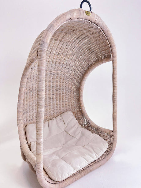 Rattan Wicker Swing With Seat Cushion