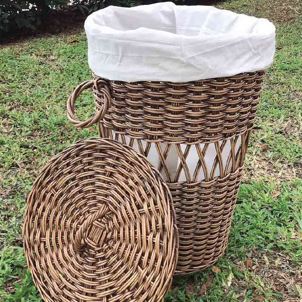 Wicker Laundry Basket