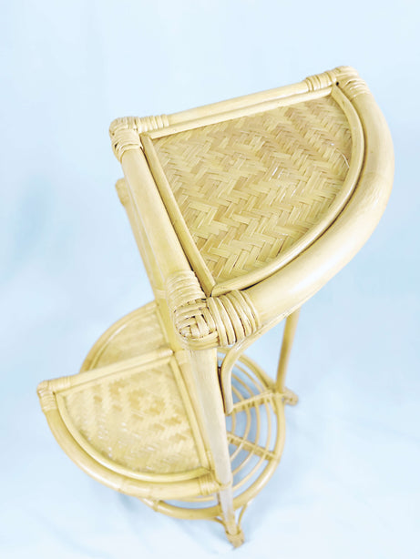 Rattan Corner Rack