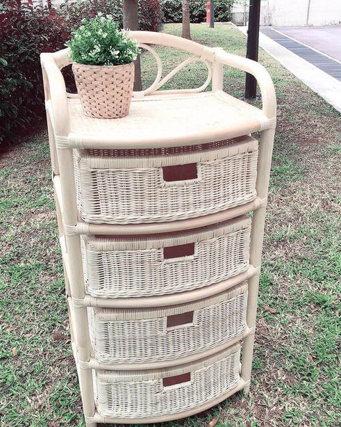 4 Layer Rattan Drawer