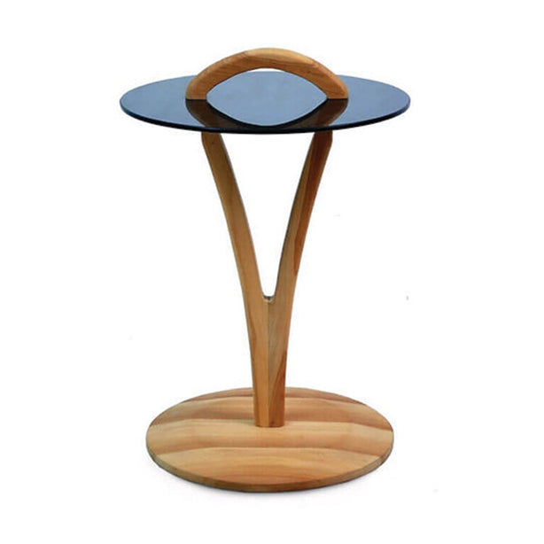 Solo Side Table - Black & Brown