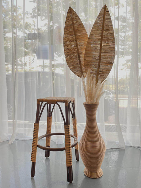 AD Rattan Bar Stool - Brown