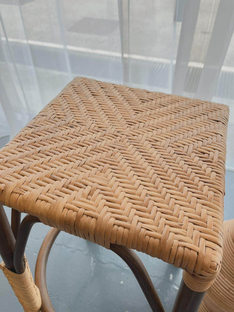 AD Rattan Bar Stool - Brown
