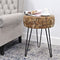 Puzzle Teak Art Table - Brown