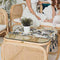 Zorba Sofa Coffee Table - Natural White