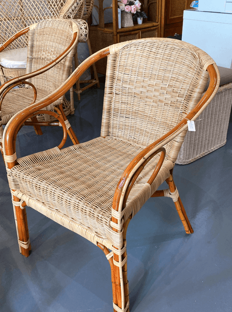 Italy Rattan Wicker Chair - Brown