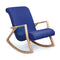 Diane Rocking Chair With Foot Rest - Blue