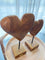 Teak Love Carving (Small) - Brown
