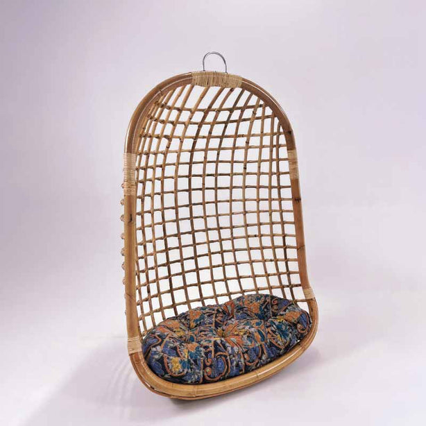 Rattan Swing With Seat Cushion - Natural
