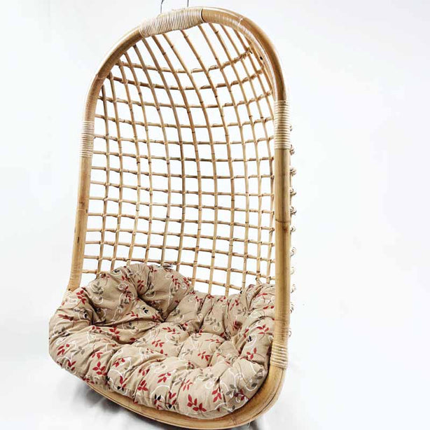 Rattan Swing With Seat Cushion - Natural