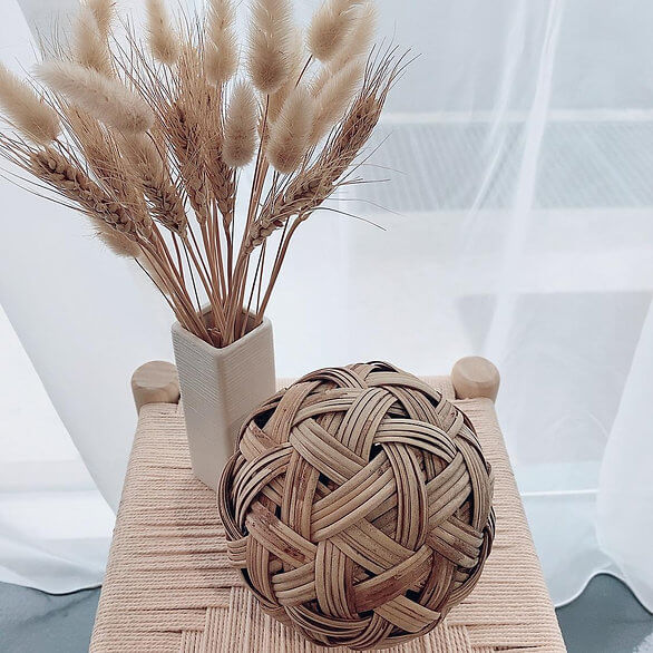 Rattan Woven Ball - Natural