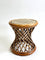Heli Rattan Side Table - Walnut