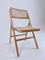 Rattan White Oak Folder Chair - Natural