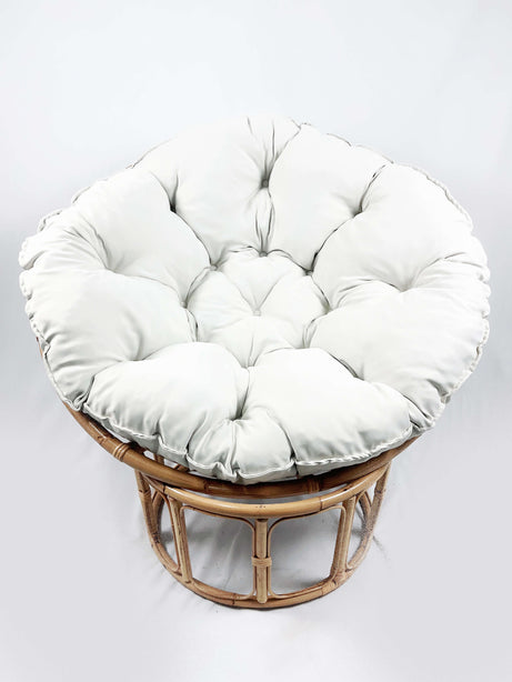 Manau Papasan With Natural Frame and cushion - Natural