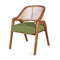 Nostalgia Dining Chair - Brown & Green