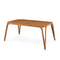 Trombone V Dining Table - Brown