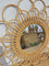 Double Daisy Rattan Mirror - Honey