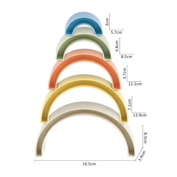 Maya & Friends Bio Rainbow Stacker