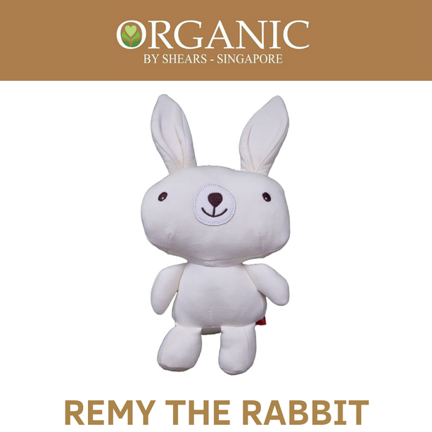 Shears Organic Bobblies Baby Toy Toddler Soft Toy REMY THE RABBIT